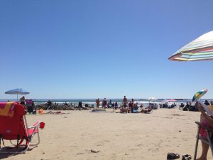 Busy beach