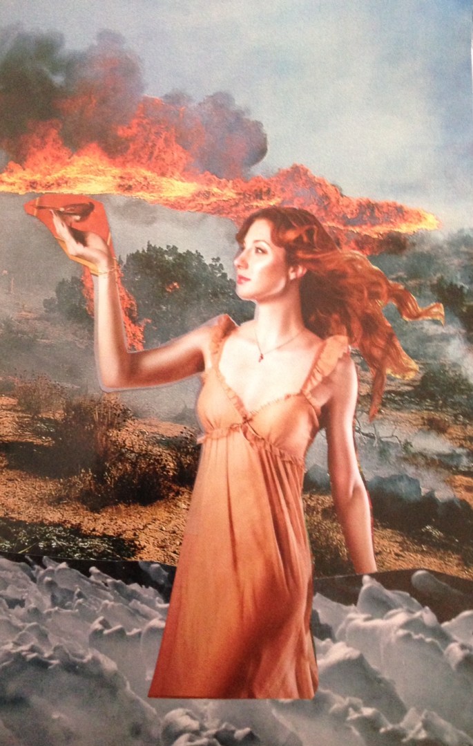 Fire and Ice SoulCollage